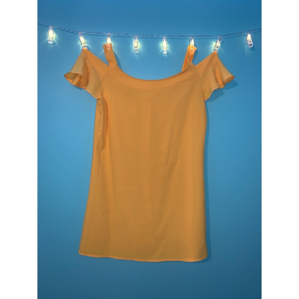 Off the Shoulder Yellow Sundress